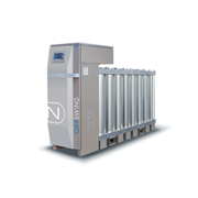 Oxygen production for biogas desulphurisation